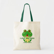 I LOVE FROGS BAG