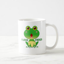 I LOVE FROGS MUG