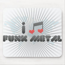 I Love Funk Metal Mousemats