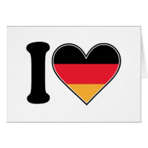 I Love Germany Cards