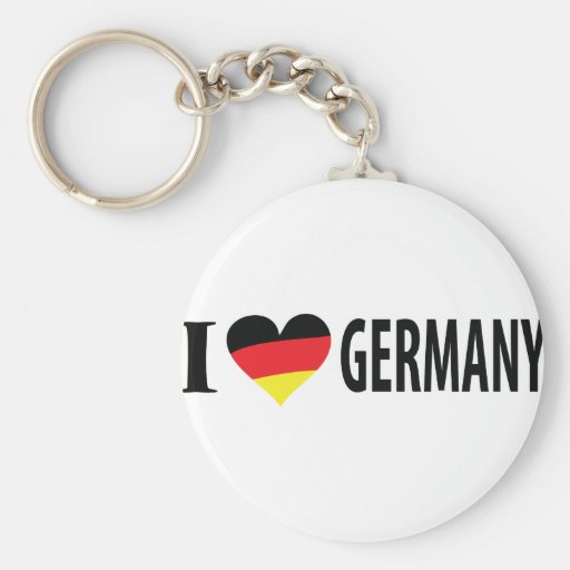I love germany icon key chain