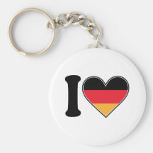 I Love Germany Key Chain