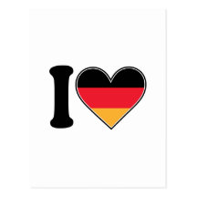 I Love Germany Post Cards