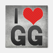 I Love GG Fridge Magnets