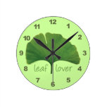 I Love Ginkgo Trees Wallclock