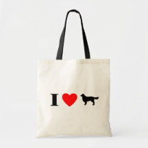 I Love Golden Retrievers Bag