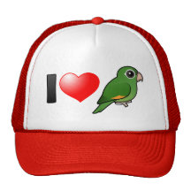 I Love Golden-winged Parakeets Trucker Hat