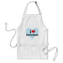 I Love Governors Aprons