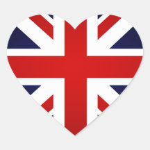 I Love Great Britain - Union Jack British flag Sticker