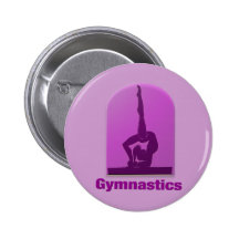I Love Gymnastics #11 Buttons