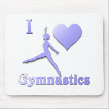 i love gymnastics #7 mouse pad