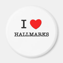 I Love Hallmarks Magnets