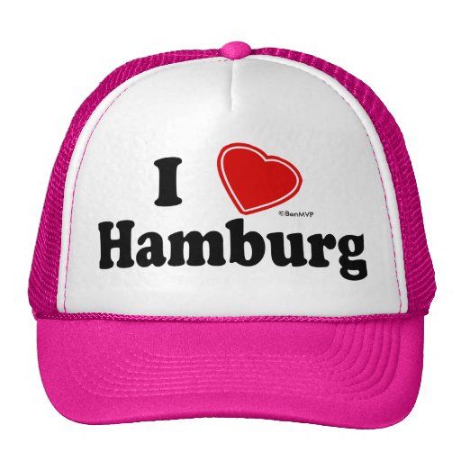 I Love Hamburg Mesh Hats