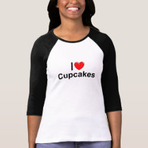 I Love (Heart) Cupcakes T Shirt