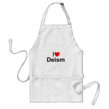 I Love (Heart) Deism Aprons