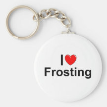 I Love (Heart) Frosting Key Chain