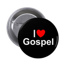 I Love (Heart) Gospel Pin