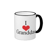I Love (Heart) Granddad Mugs