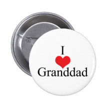 I Love (Heart) Granddad Pin