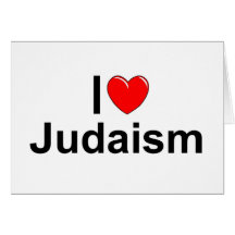 I Love (Heart) Judaism Cards