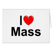 I Love (Heart) Mass Cards