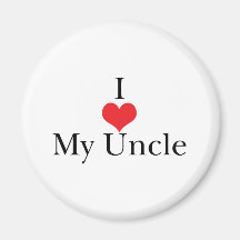 I Love (Heart) My Uncle Magnet