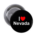 I Love (Heart) Nevada Pinback Button