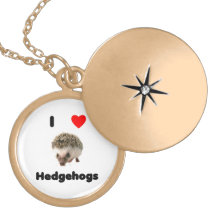 I love hedgehogs necklaces