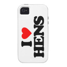I LOVE HENS Case-Mate iPhone 4 COVERS