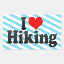 I love Hiking Stickers