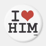 I love him refrigerator magnets