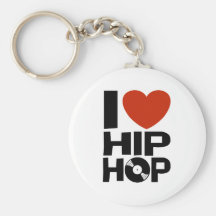I Love Hip Hop Key Chains