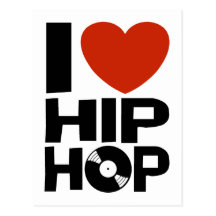 I Love Hip Hop Postcard