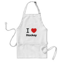 I love Hockey Aprons