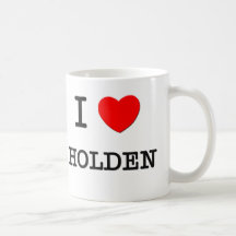 I Love Holden Mug