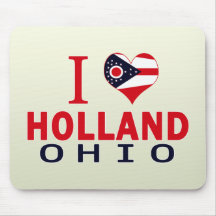 I love Holland, Ohio Mouse Pads