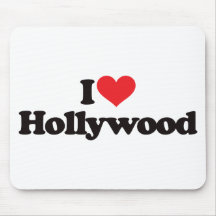 I Love Hollywood Mouse Mats