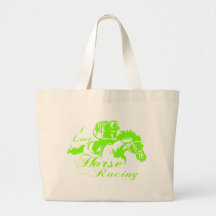 I LOVE HORSE RACING BAGS