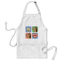 I Love Horses Apron