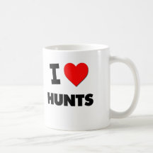 I Love Hunts Mug