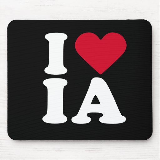 I LOVE IA MOUSEPADS