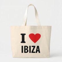 I love Ibiza icon Tote Bags