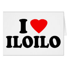 I Love Iloilo Greeting Card