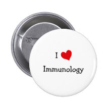 I Love Immunology Pin