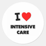 I Love Intensive Care Stickers