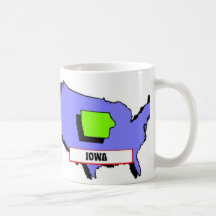 I Love Iowa Coffee Mugs