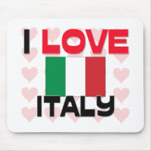 I Love Italy Mousemat