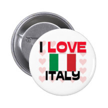 I Love Italy Pins