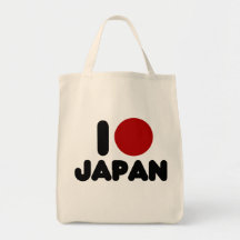 I Love Japan Canvas Bag