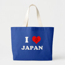 I Love Japan (dark) Tote Bags